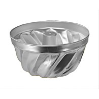 Aluminum Bundt Cake Mold, 0.5 kg, with Chimney – 1 pc