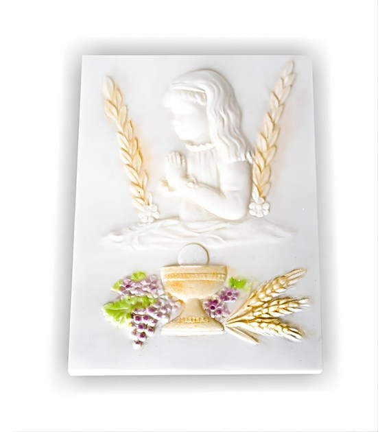 Communion Tablet with Girl 8302