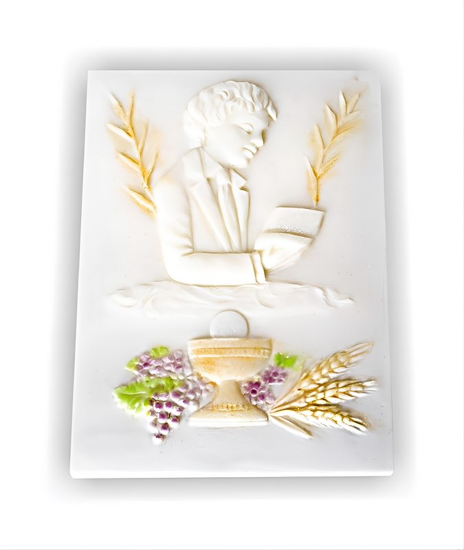 Communion Tablet with a boy, 1 pc 8303