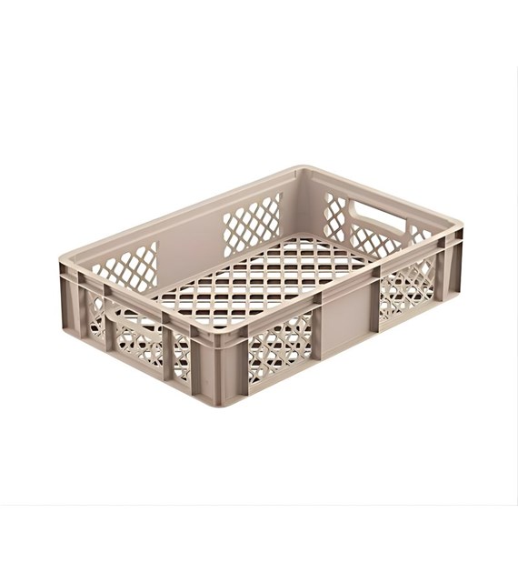Perforated Transport Box 60x40x14, Yellow