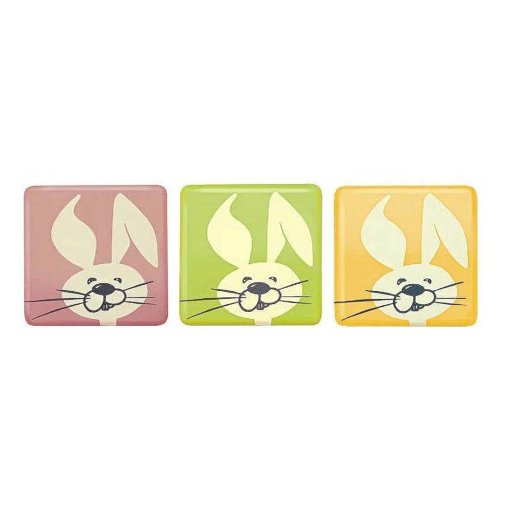 Choc. Decor. Funny Bunny 30 x 30 mm (144 pc)