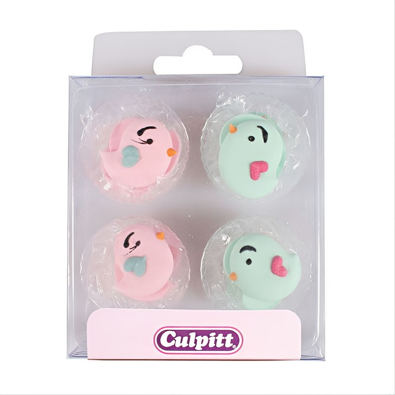 Sugardec-Piping-Love Birds 12 pcs