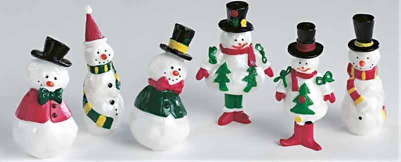 Figurine-Pearly Snowmen-Assmt-53mm (144)