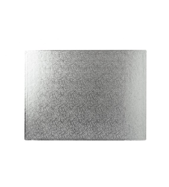 St Oblong Double Thick Card (14x12'') 10's silver