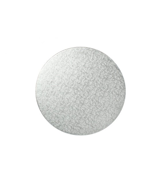 Round Single Thick Card (3'') 25's silver