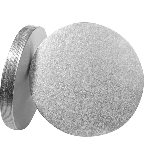 Round Double Thick Card (14'') 10's silver