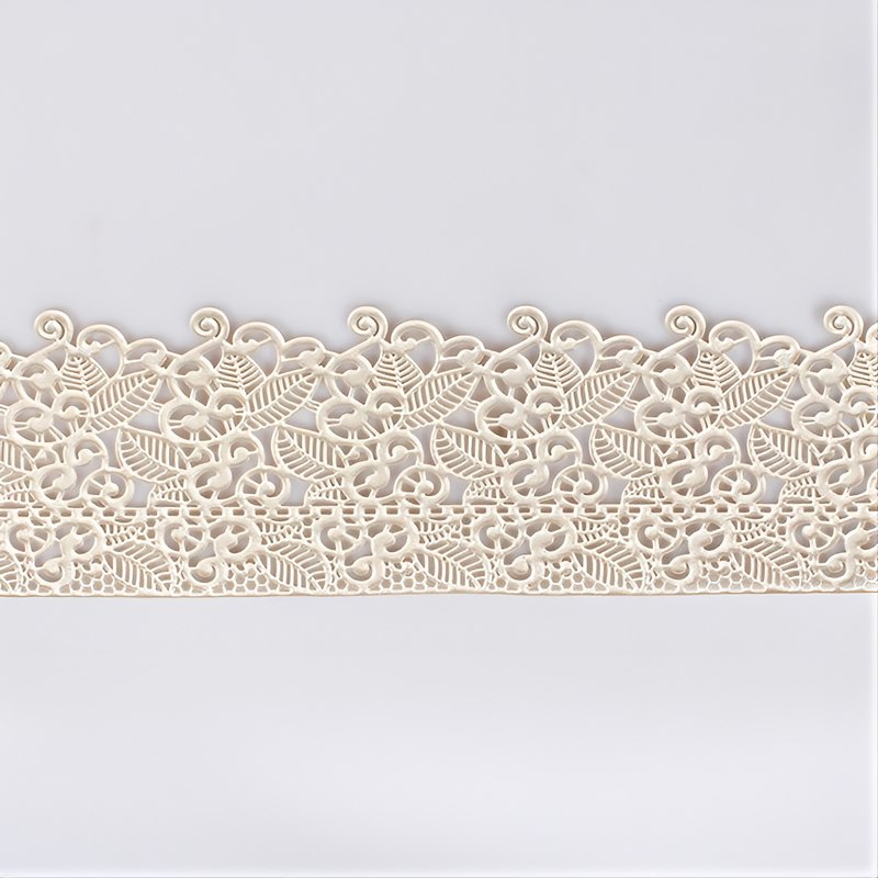 Edible Floral Cake Lace - Pearl