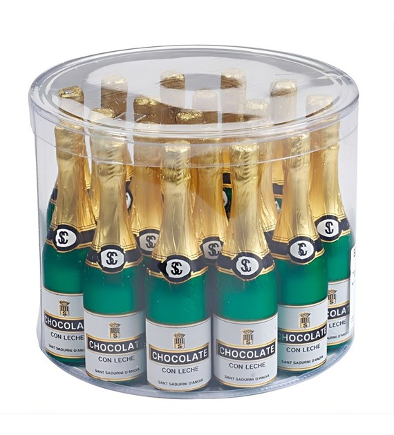 Partyware Choc Champagne Bottle 130mm (20 pc)
