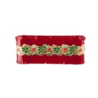 Xmas Frill Holly/Bow Centre 24yd \t