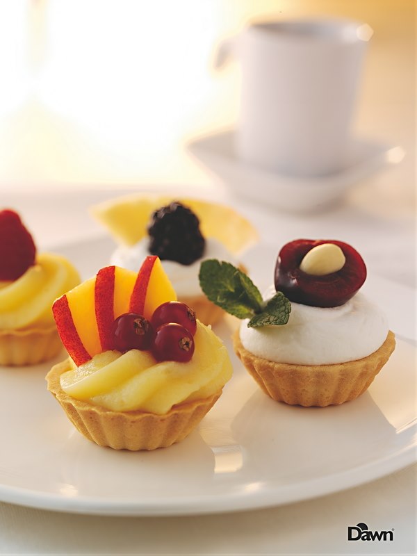 Pruve Fluted Mini Tartlet 50 mm Butter (258 pc)