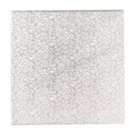 Square Single Thick Card (6'') 10's silver