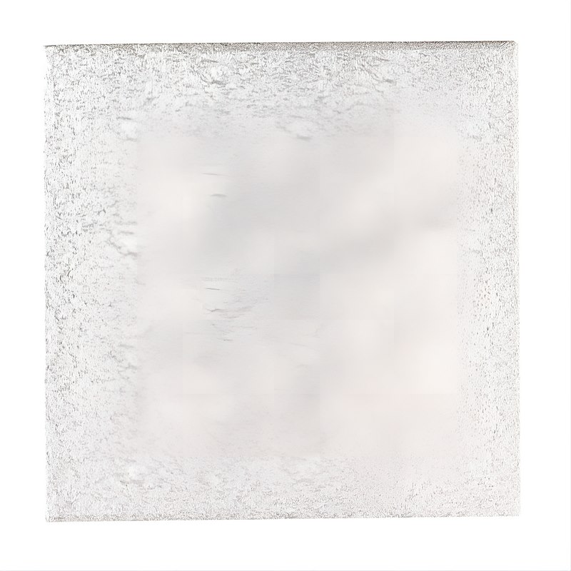 Square Single Thick Card (10'') 25's silver