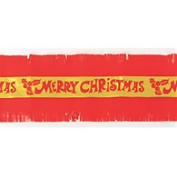 Frill Gold  Merry Xmas  Red 83mm x 7.3m