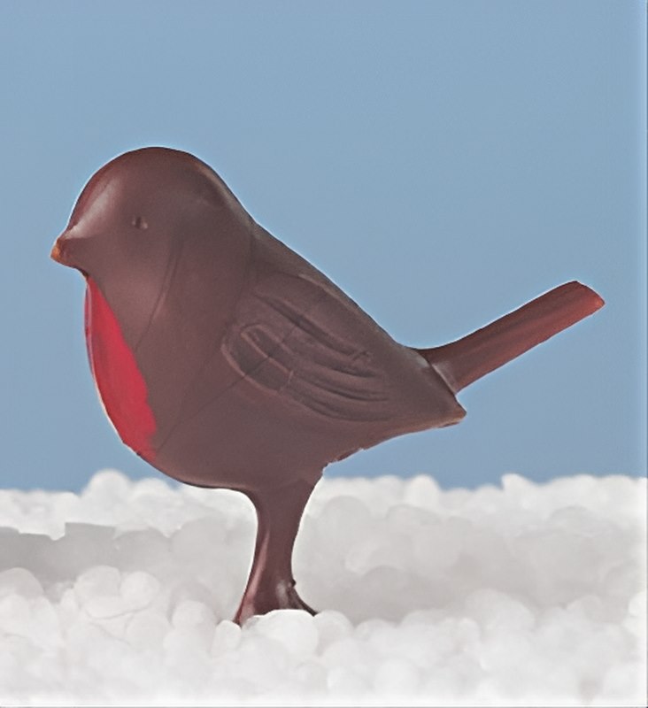 Pic-Robin Red Breast-Dark Brown-25mm (100)