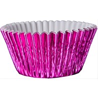 Foil Round Cupcake Case 51x38 mm (500 pc) Pink