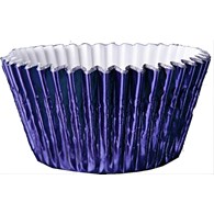 Foil Round Cupcake Case 51x38 mm (500 pc) Navy