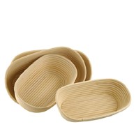 Bread proofing baskets oval 1000 gr. - 260 x 160 mm